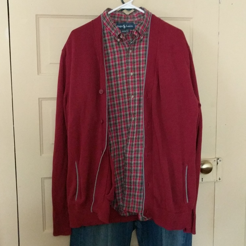Mens Gap cardigan sweater